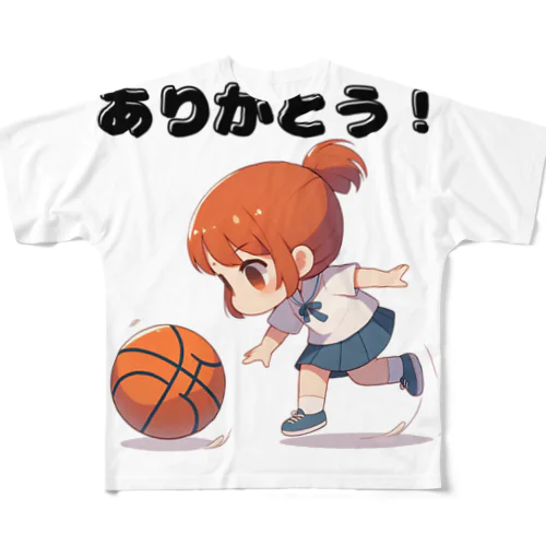 ガールズ バスケット 01 All-Over Print T-Shirt