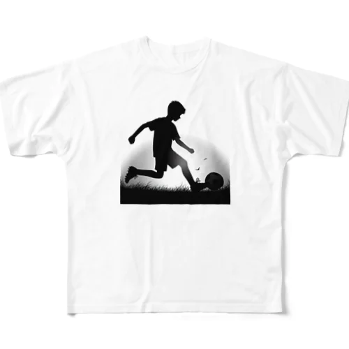 サッカー少年２ フルグラフィックTシャツ