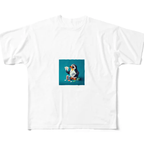 ペンギンポーカー フルグラフィックTシャツ