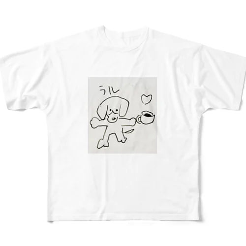 ラル All-Over Print T-Shirt