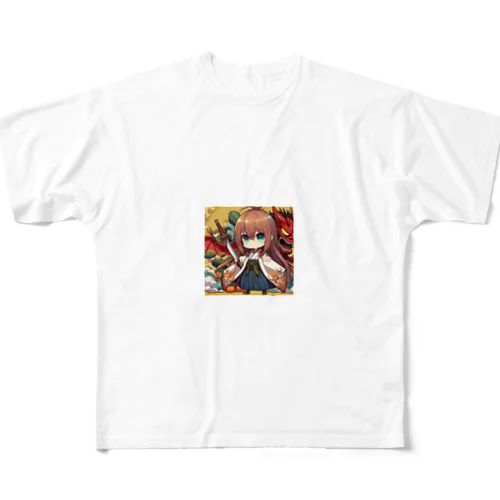 武士 All-Over Print T-Shirt