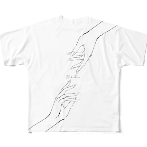 hand All-Over Print T-Shirt