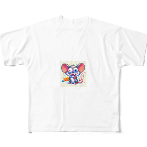 パニックマウス All-Over Print T-Shirt