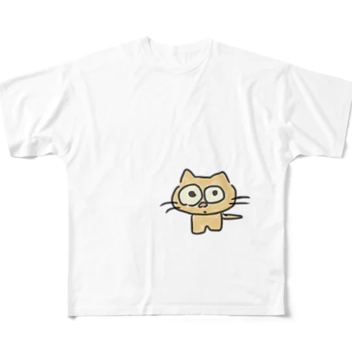 みけちゃん All-Over Print T-Shirt