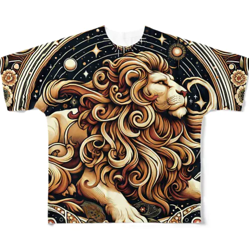 星めぐり《Leo・獅子座》 All-Over Print T-Shirt