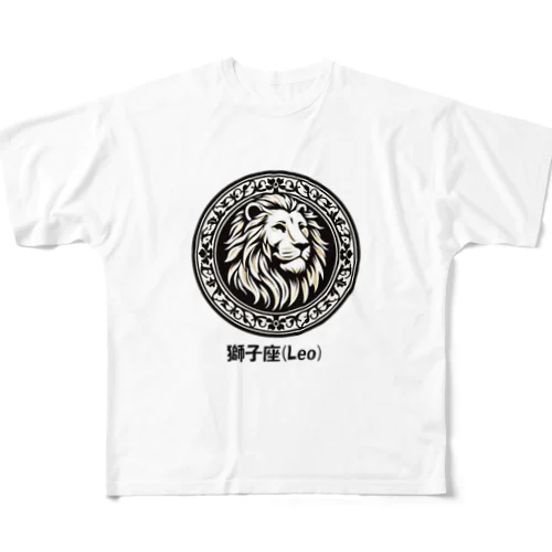 獅子座(Leo) フルグラフィックTシャツ