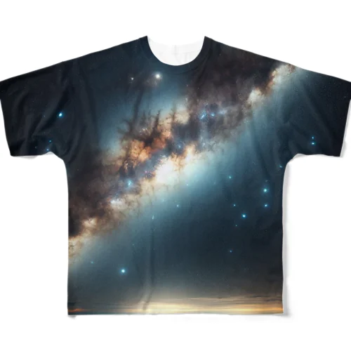 天の川銀河 フルグラフィックTシャツ