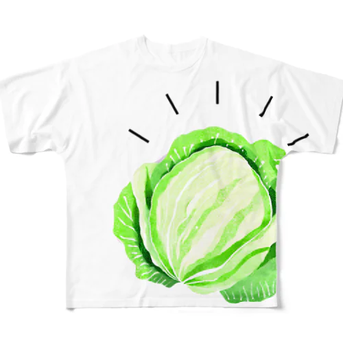 キャベツ　ー Cabbage ー フルグラフィックTシャツ