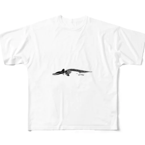 マッコウクジラの標本 All-Over Print T-Shirt