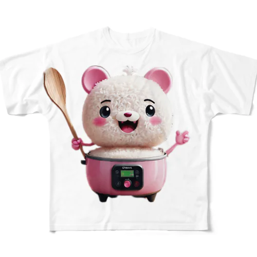 炊飯器妖怪　妖印（ようじるし） フルグラフィックTシャツ