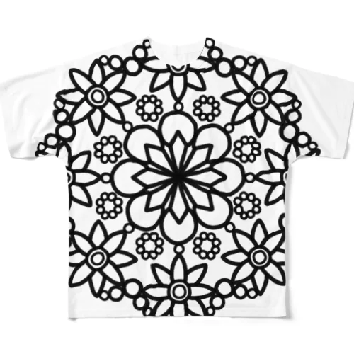 MANDALA •6• (B) All-Over Print T-Shirt