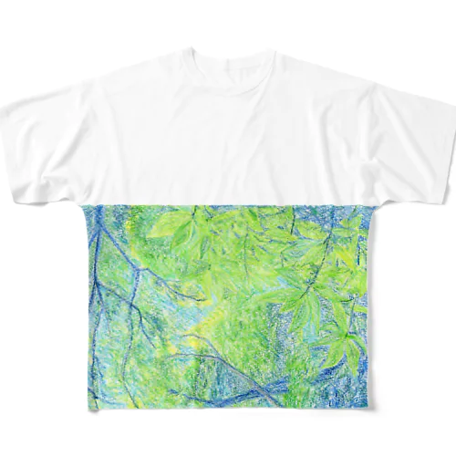 見上げた木 All-Over Print T-Shirt