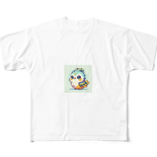 干支の鳥ちゃん02 フルグラフィックTシャツ