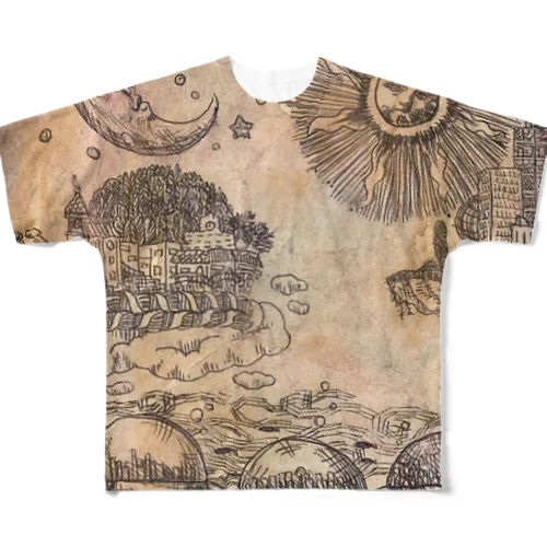 古代人の未来設計 All-Over Print T-Shirt