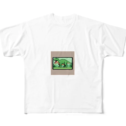 インテリアザウルス All-Over Print T-Shirt