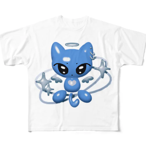 3DNekochan フルグラフィックTシャツ