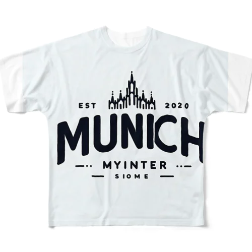 ミュンヘン All-Over Print T-Shirt