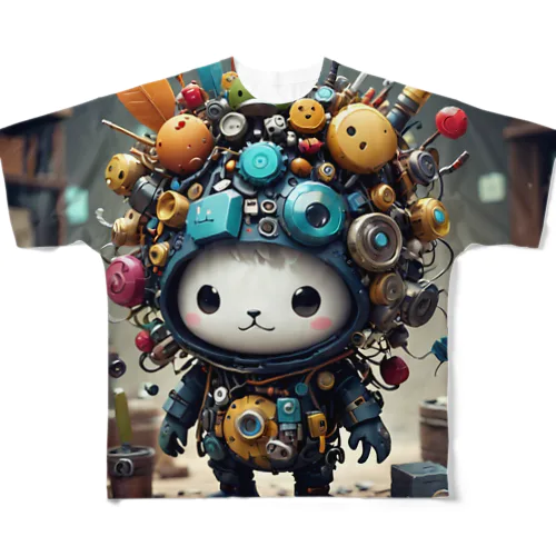 がらくた妖怪　屑魔（くずま） All-Over Print T-Shirt