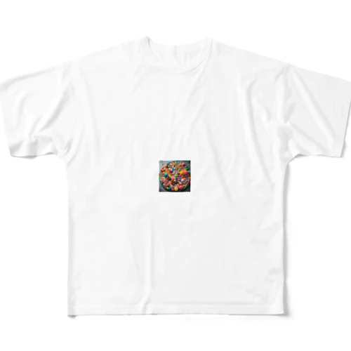 幸せな味覚 All-Over Print T-Shirt