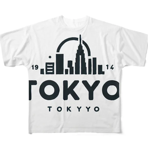 TOKYO フルグラフィックTシャツ