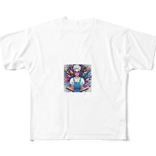 近未来美容師 All-Over Print T-Shirt