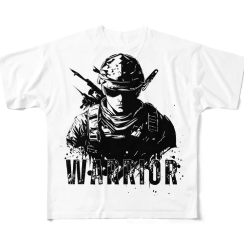 正義の戦士 All-Over Print T-Shirt