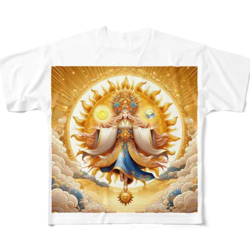 最高神天照大御神II フルグラフィックTシャツ