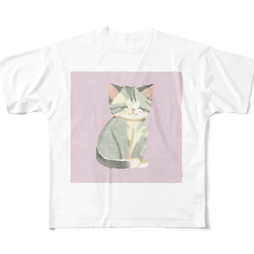 子猫のこめちゃん フルグラフィックTシャツ