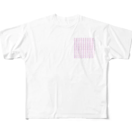 やわらかピンク All-Over Print T-Shirt