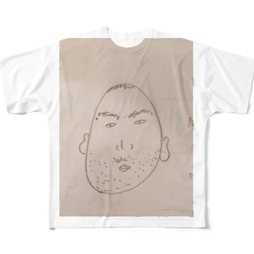 名もなきおじさん All-Over Print T-Shirt