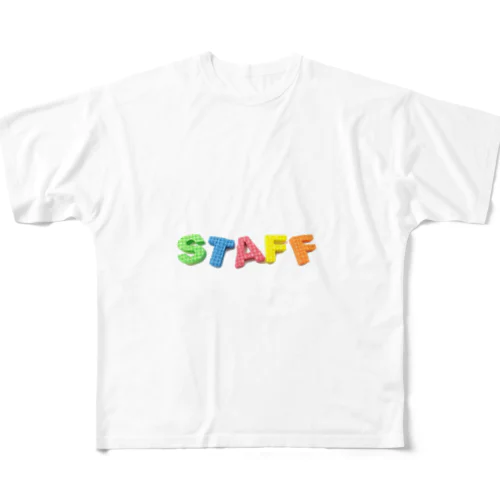 STAFF フルグラフィックTシャツ