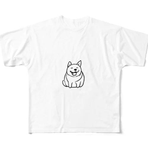 ぽちゃしば フルグラフィックTシャツ