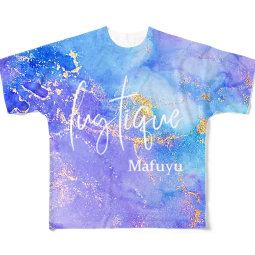 ルミナス手描き水彩画アート All-Over Print T-Shirt