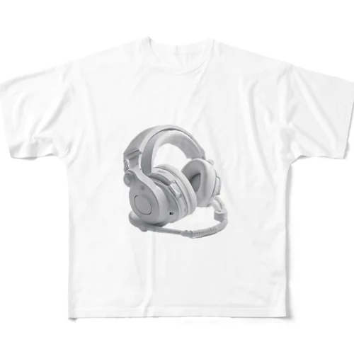 モノクロームの音世界 All-Over Print T-Shirt