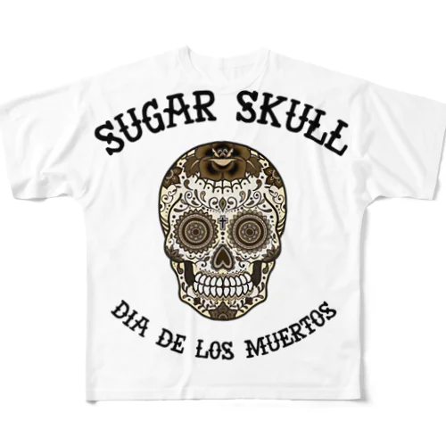 『SUGARSKULL』 All-Over Print T-Shirt