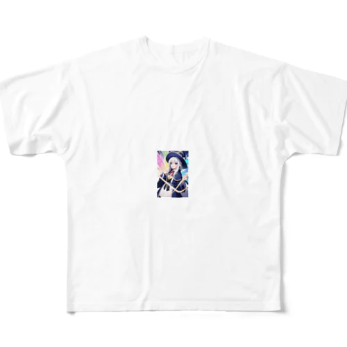 キュートな女の子 All-Over Print T-Shirt