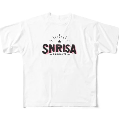 SONRISA RADIANTE フルグラフィックTシャツ