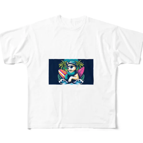 クールなゴクウちゃん All-Over Print T-Shirt