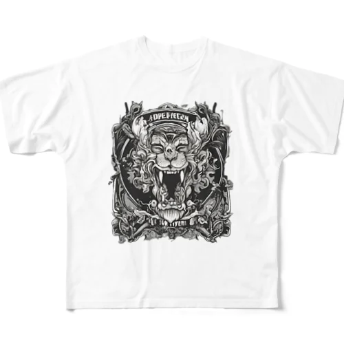 獅子の怒り All-Over Print T-Shirt