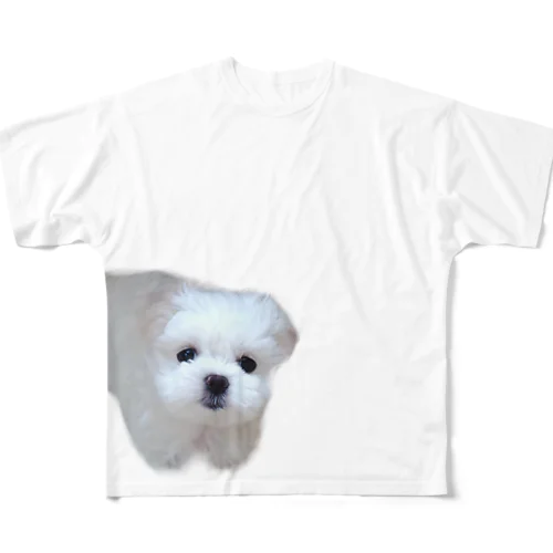 ミルクが家族になった日🐶 All-Over Print T-Shirt