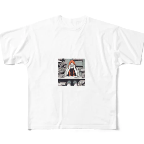 悲壮感 All-Over Print T-Shirt