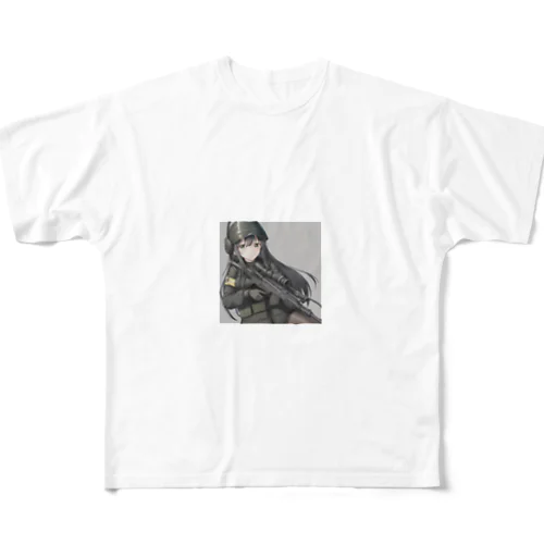 戦う乙女シリーズ 黒瀬 かなた フルグラフィックTシャツ