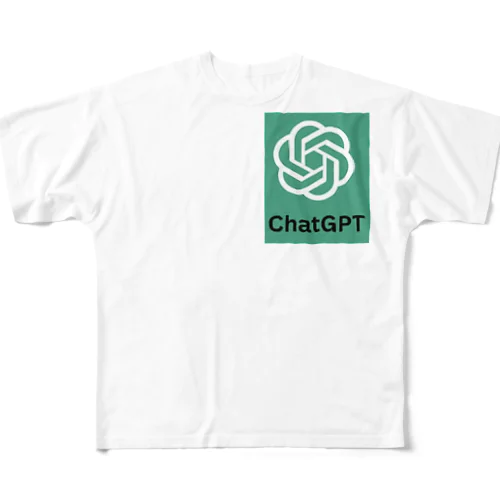 chatgpt-4o  グッズ フルグラフィックTシャツ