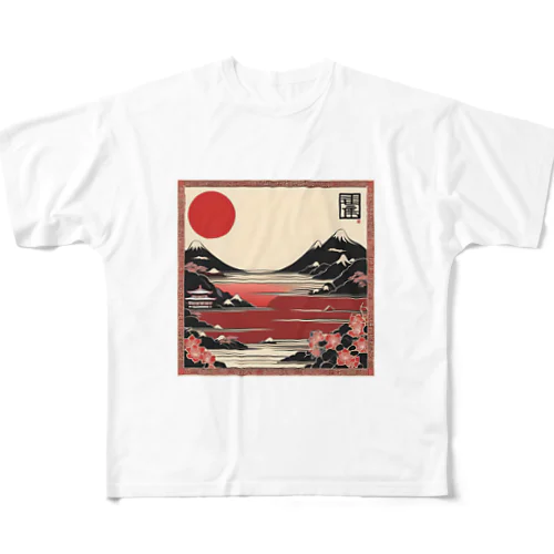 絶景(Zekkei) All-Over Print T-Shirt