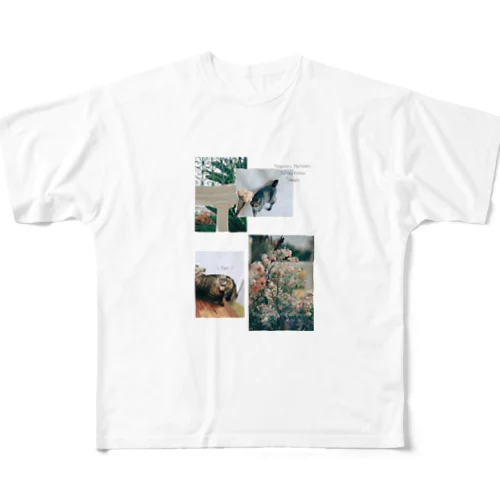 おしゃにゃんもちシリーズ All-Over Print T-Shirt