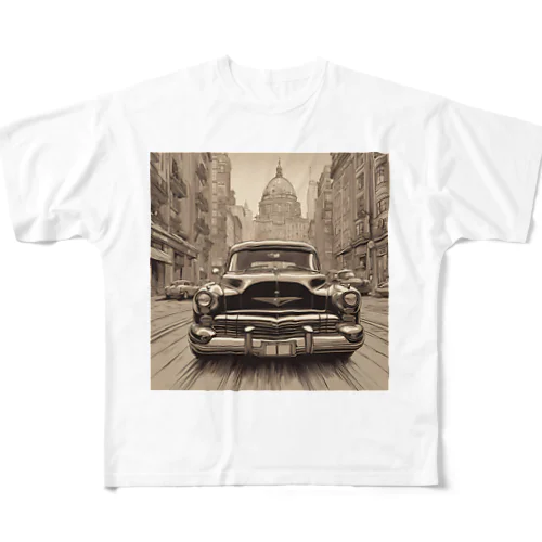 Classic Downtown Ride フルグラフィックTシャツ