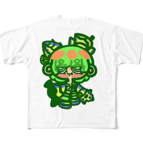 個性くん フルグラフィックTシャツ