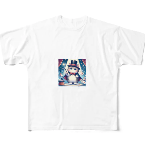 マジマジシャンニャ All-Over Print T-Shirt