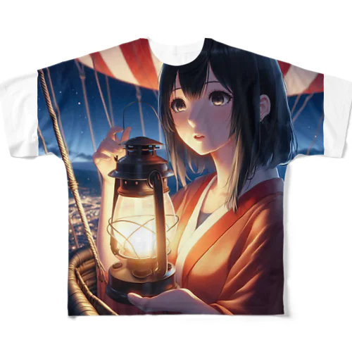 夜間飛行 フルグラフィックTシャツ