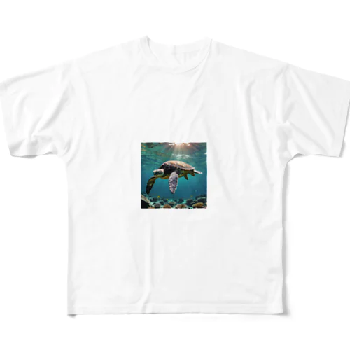 Sea Turtle All-Over Print T-Shirt